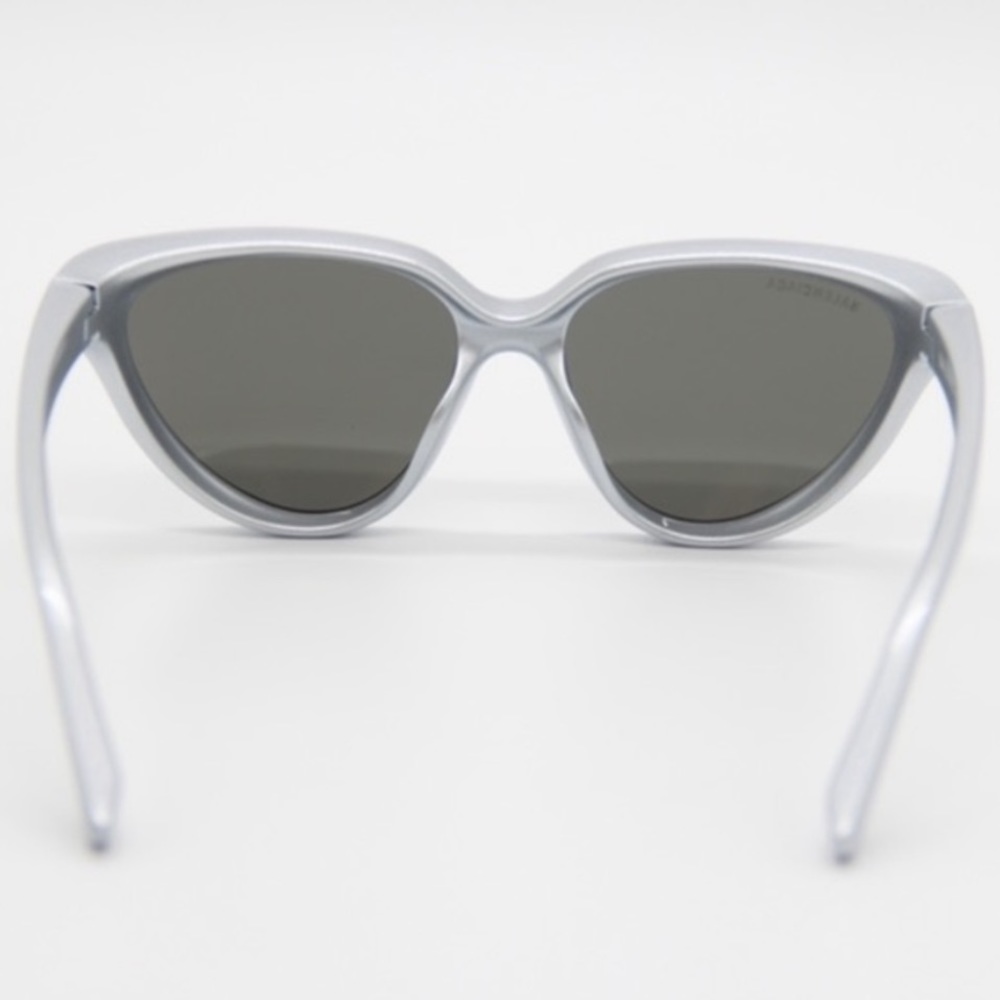 Balenciaga Metallic Silver BB0149S Cat Eye Unisex Sunglasses - Picture 8 of 9